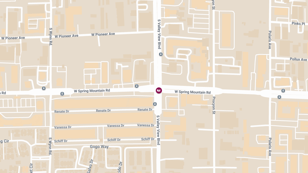 Accident with Injuries at Spring Mountain Rd & S Valley View Blvd