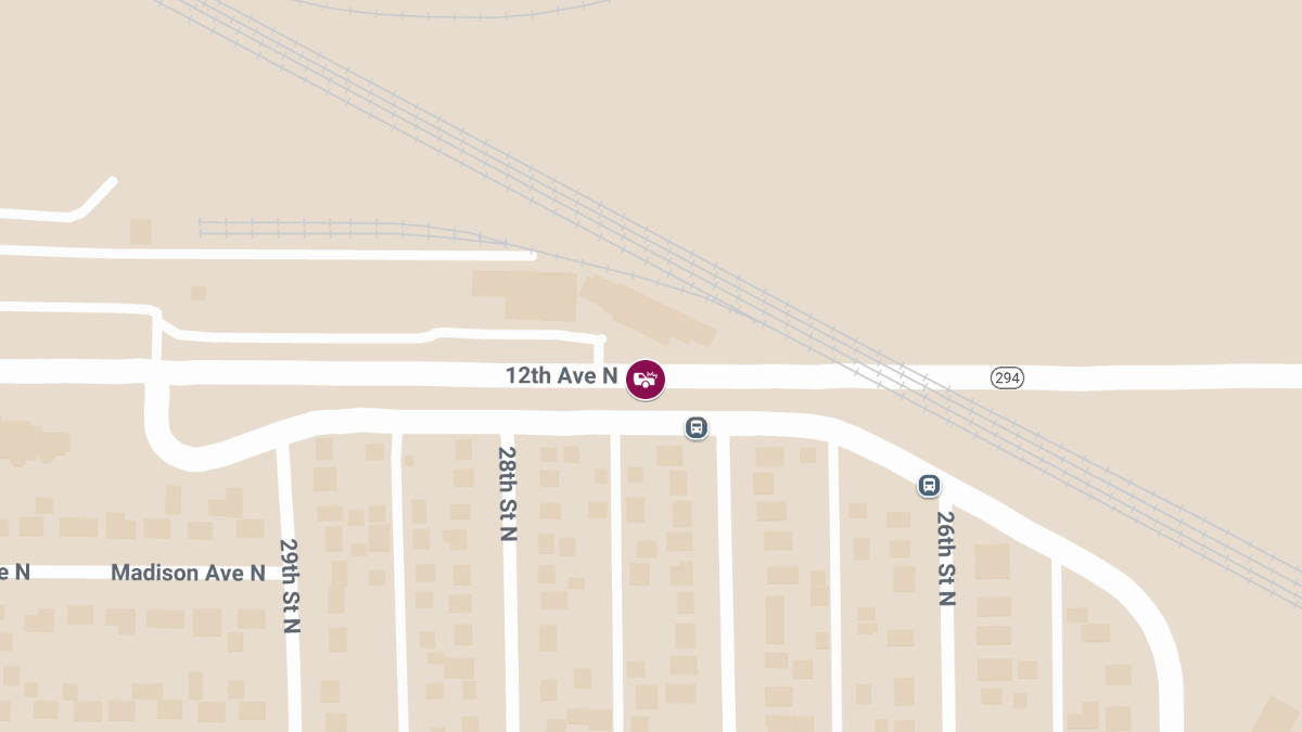 Accident with Injuries on 12th Ave N