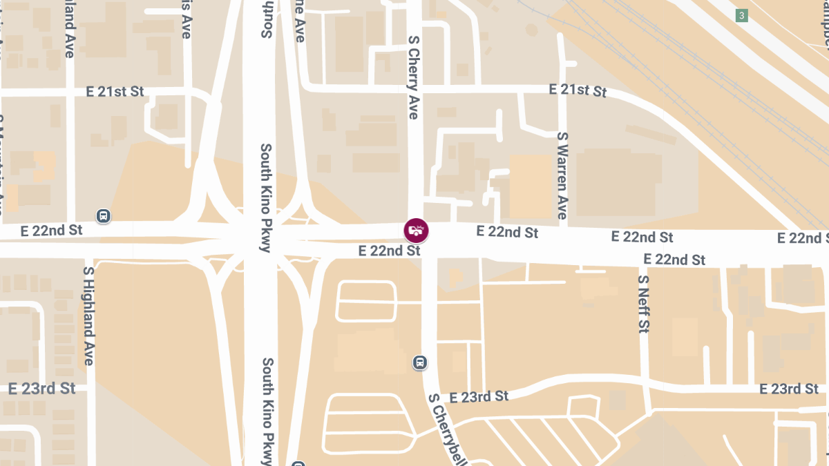 Accident with Injuries on 22nd St at Cherry Ave in Pueblo Gardens