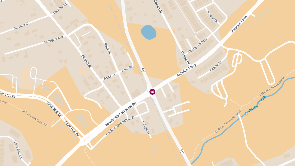 Accident with Injuries on Chapel Hill Rd at Morrisville Carpenter Rd