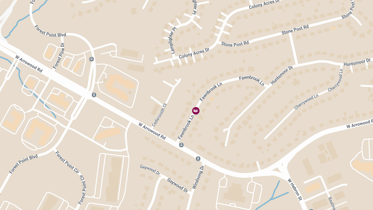 Accident with Injuries on Fawnbrook Ln