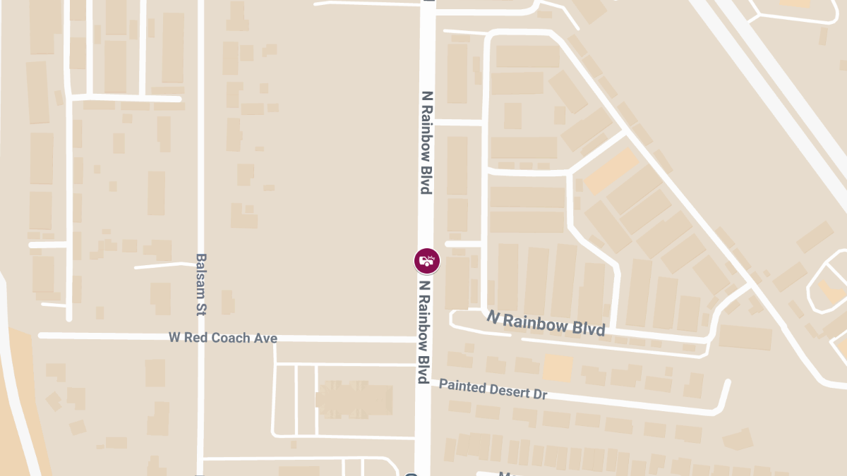 Accident with Injuries on N Rainbow Blvd
