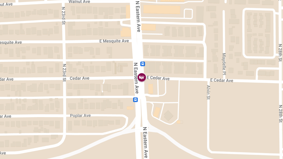 Accident with Injuries at Cedar Ave & N Eastern Ave