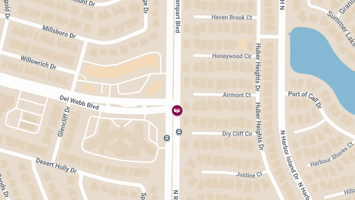 Auto Accident with Injuries at Del Webb Blvd & N Rampart Blvd