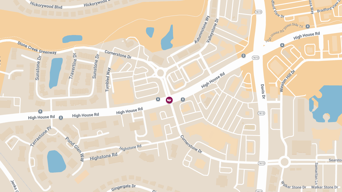 Auto Accident with Injuries at High House Rd and Cornerstone Dr
