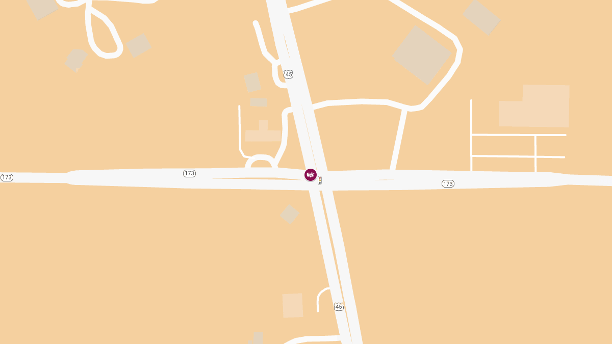 Auto Accident with Injuries at Rte. 173 and Rte. 45