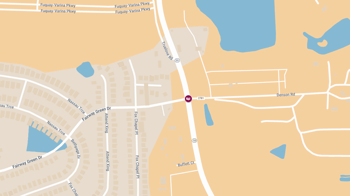 Auto Accident with Injuries at S NC 55 Hwy & Fairway Green Dr
