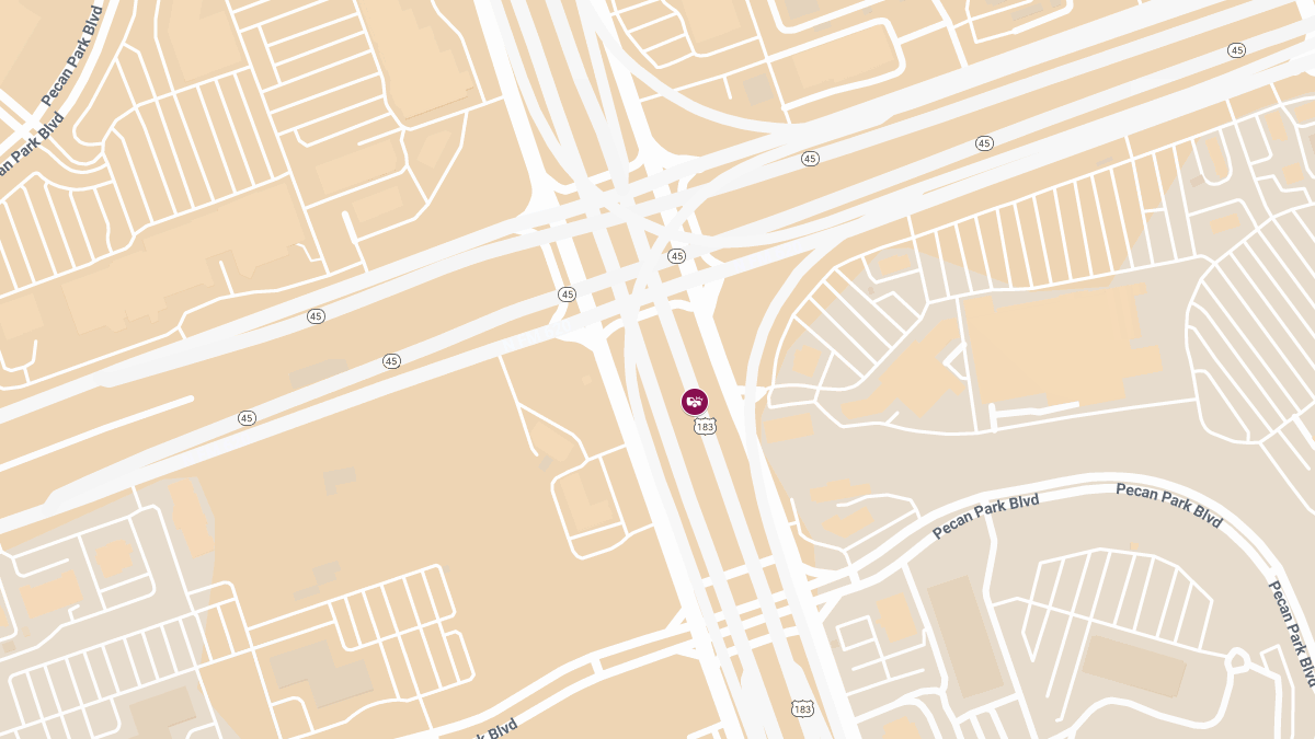 Auto Crash With Injuries at 0 N 183A SB to SH 45 EB Ramp