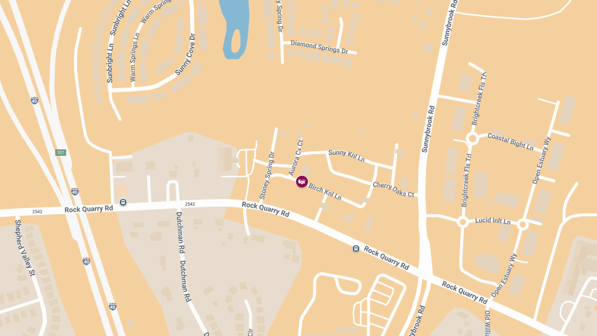 Auto Crash With Injuries on Birch Knoll Ln