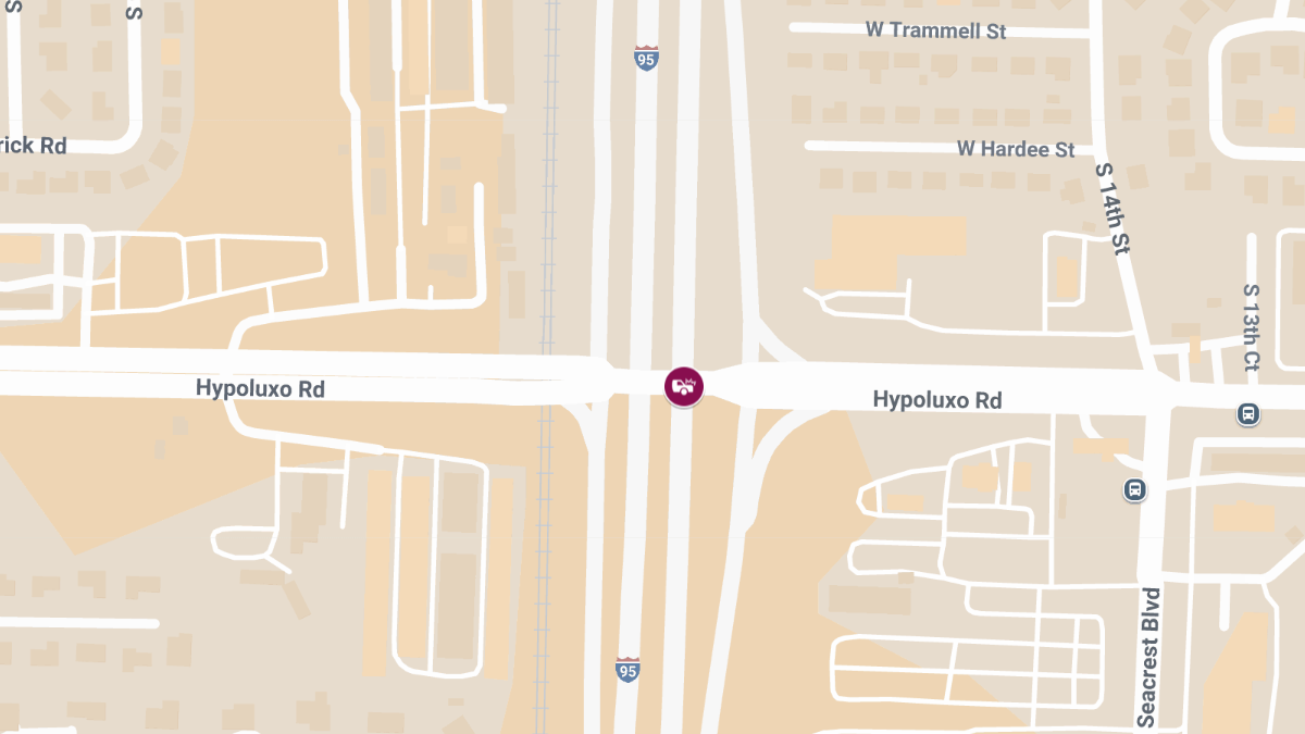 Auto Crash With Injuries on I-95 NB Exit Ramp at Hypoluxo Rd