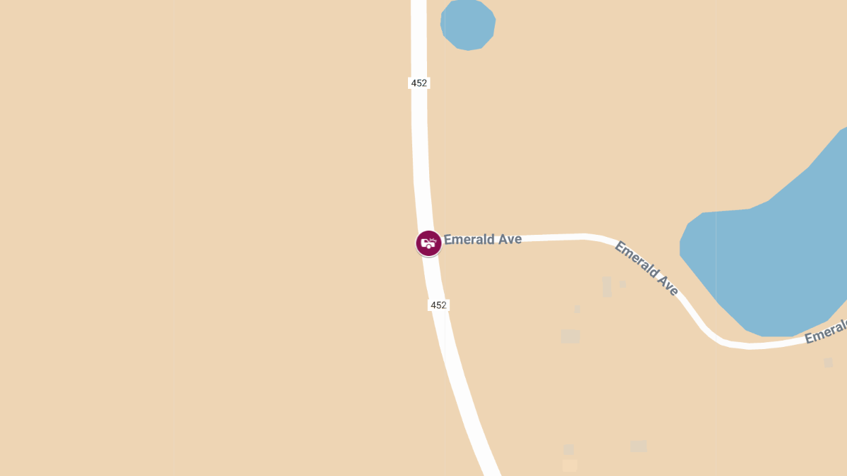 Auto Crash with Injuries at CR-452 & Emerald Ave
