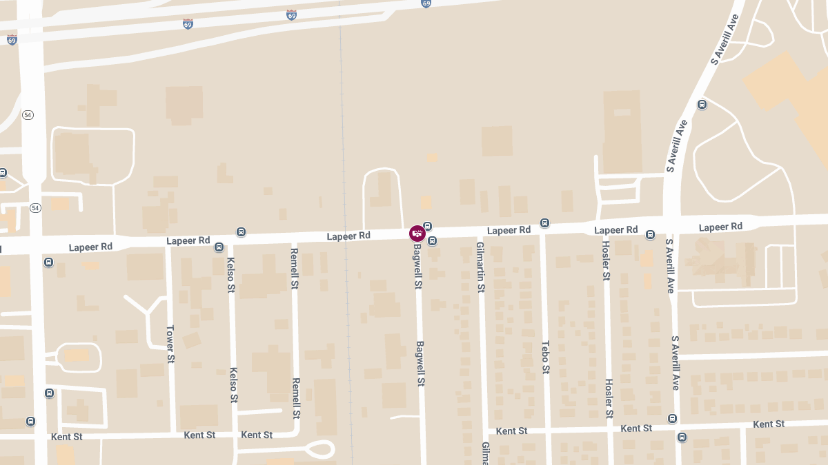 Auto Crash with Injuries at Lapeer Rd & Bagwell St