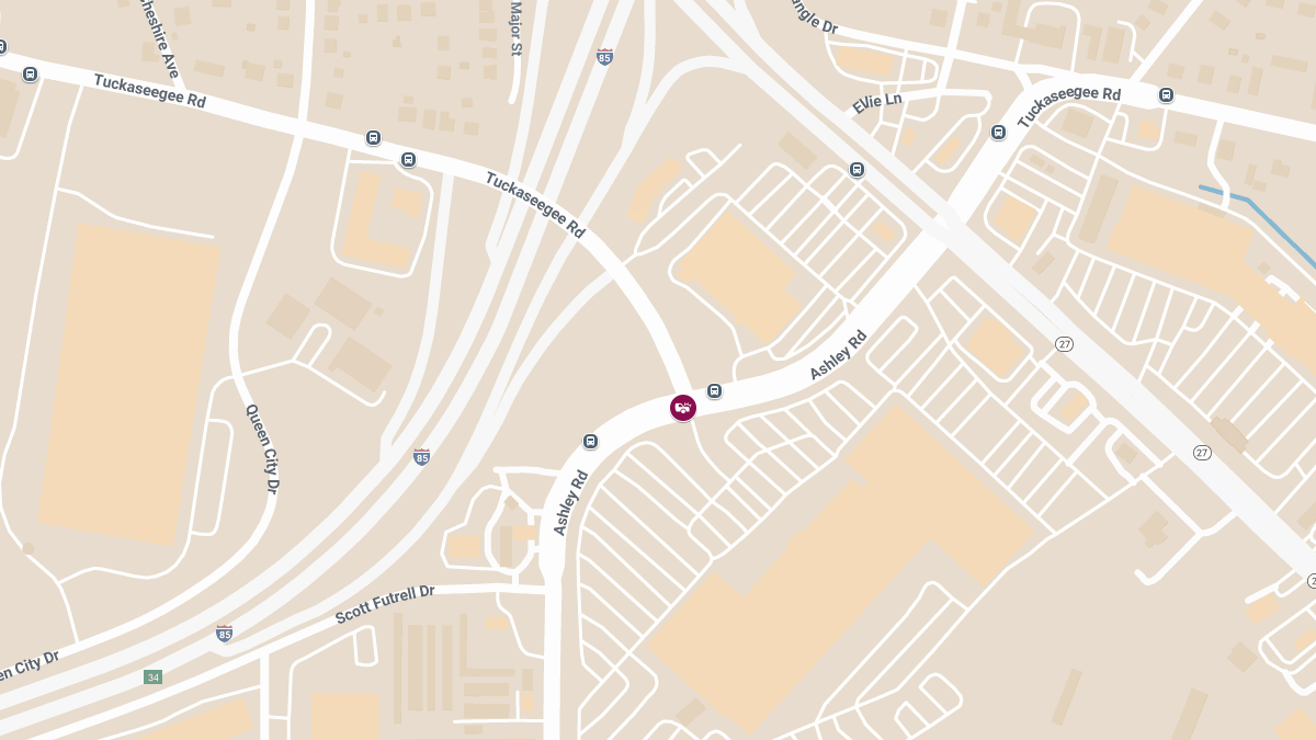 Auto Crash with Injuries at Tuckaseegee Rd & Ashley Rd