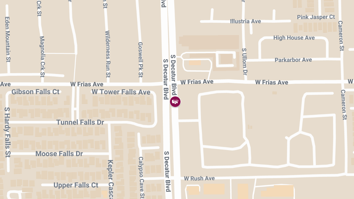 Auto Crash with Injuries at W Frias Ave & S Decatur Blvd