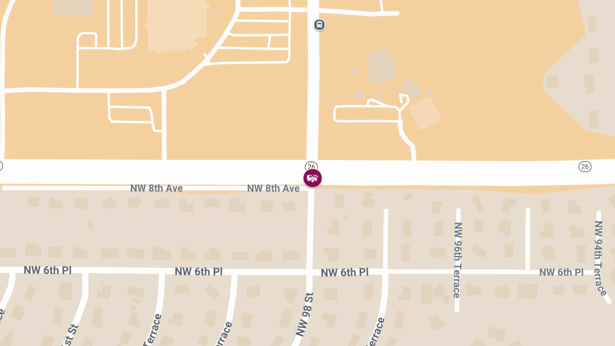 Auto Crash with Injuries at W Newberry Rd & NW 98th St