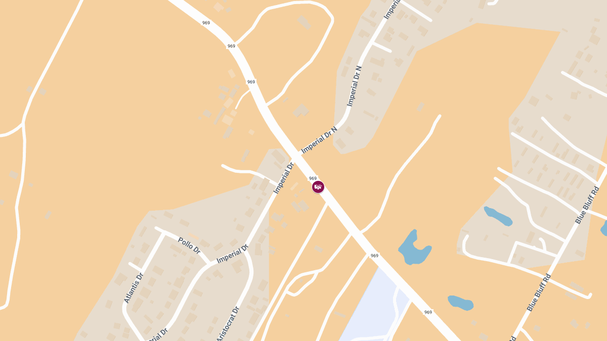 Auto Crash with Injuries on FM 969 Rd