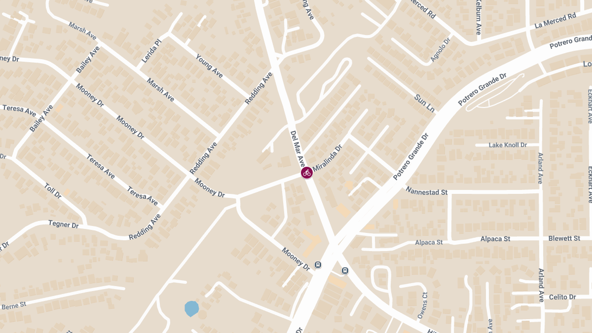 Bicycle Accident at Del Mar Ave & Miralinda Dr