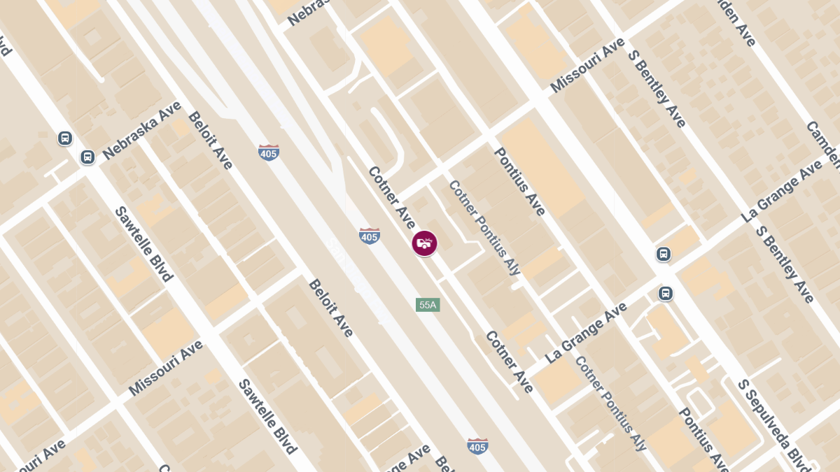 Bicyclist Injured in Crash at 1744 Cotner Ave