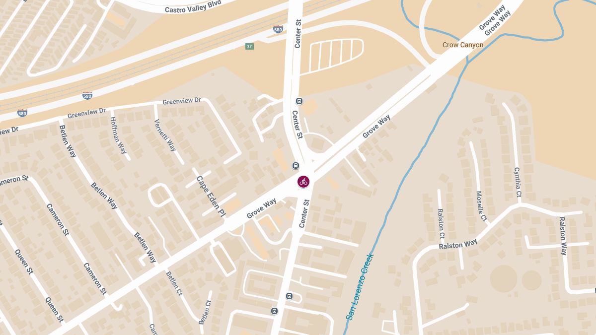 Bicyclist Injured in Crash at Canter St and Grove Way