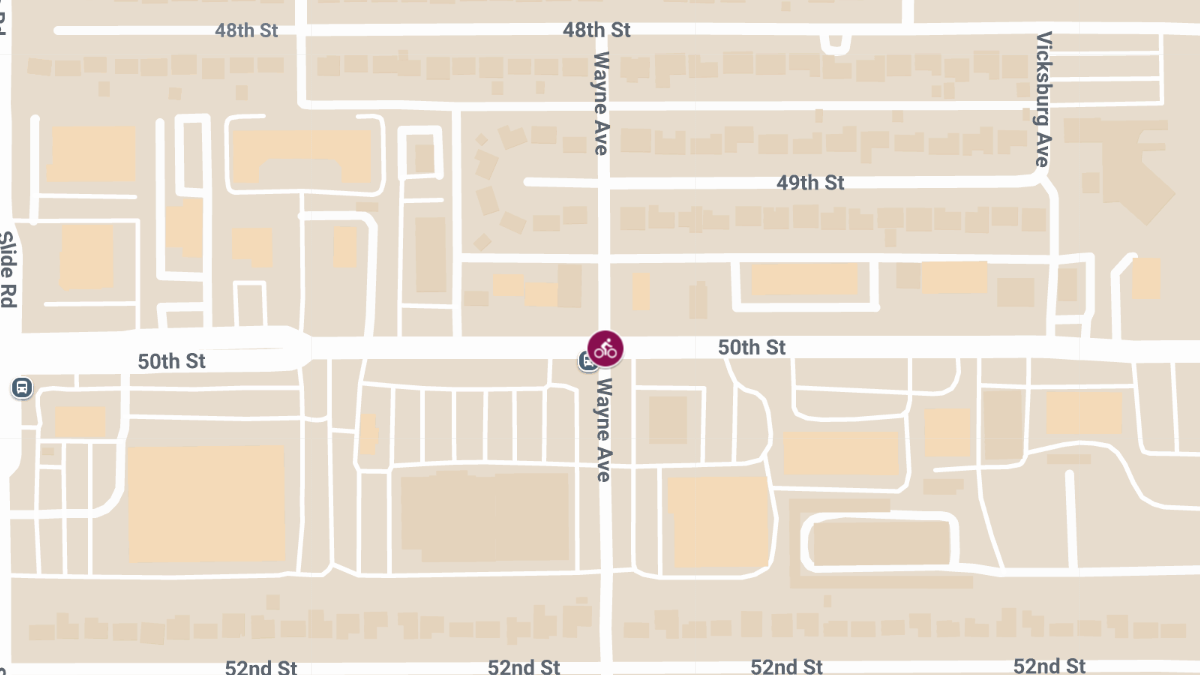 Bicyclist Seriously Injured in Accident at 50th St & Wayne Ave