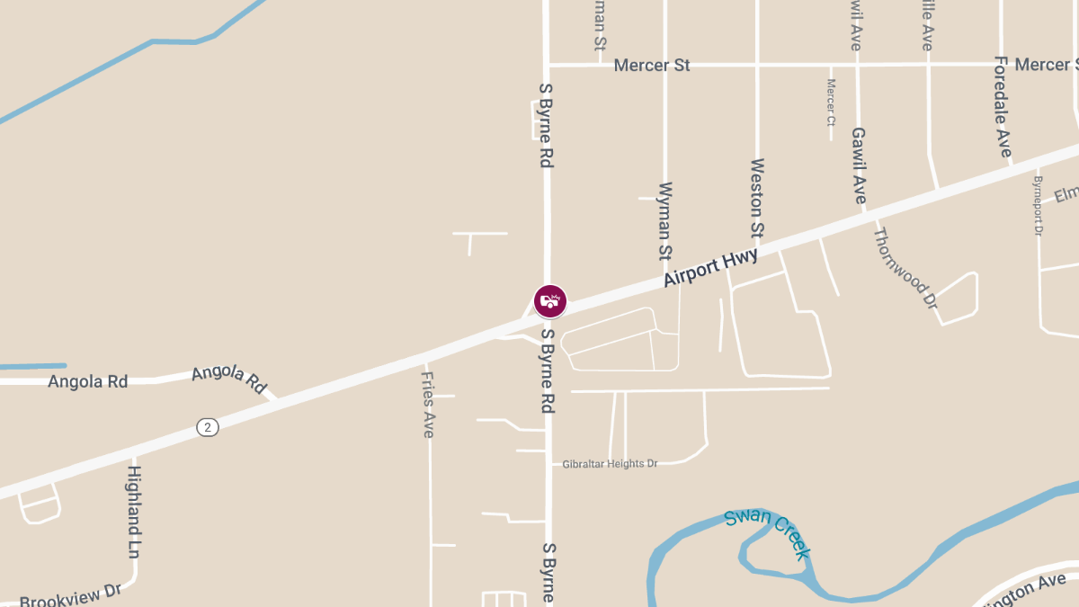 Car Accident with Injuries at S Byrne Rd & Airport Hwy