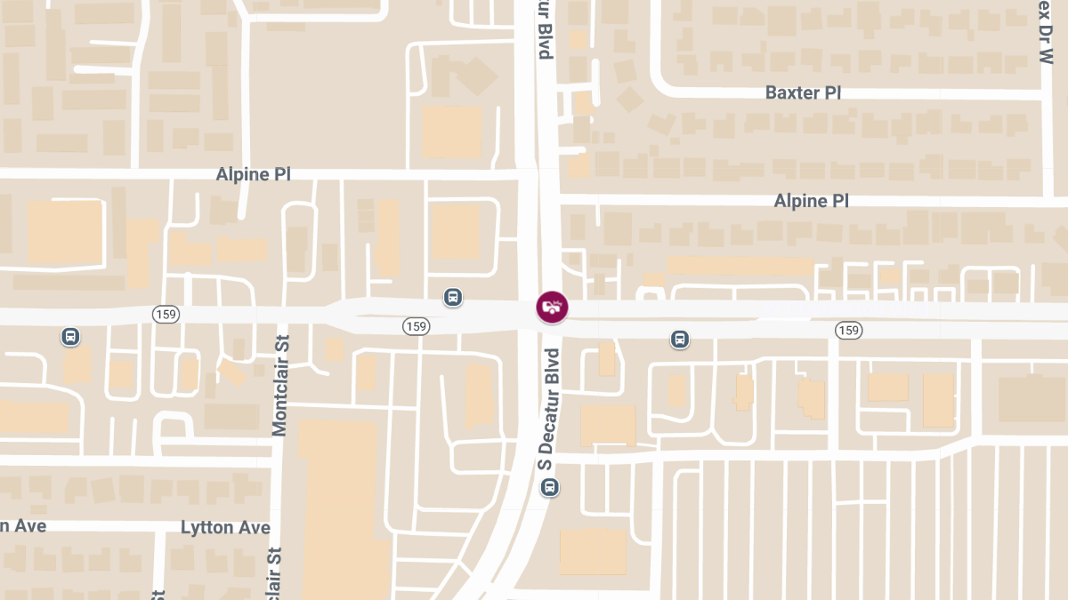 Car Accident with Injuries at S Decatur Blvd & W Charleston Blvd