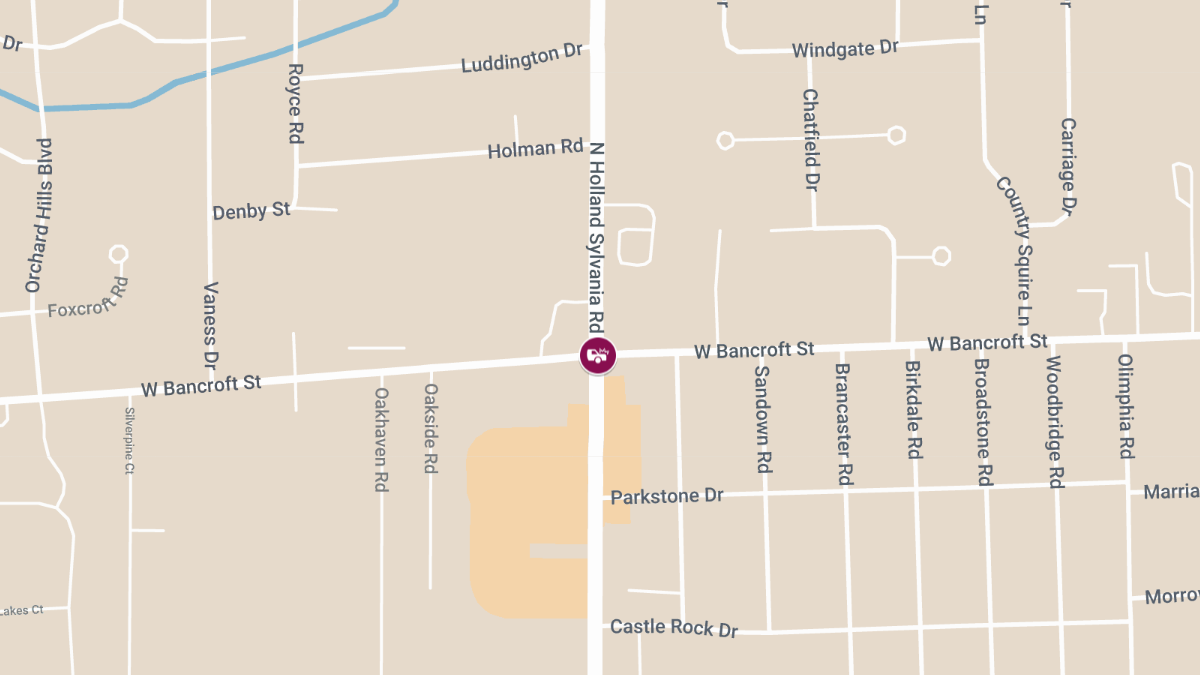 Car Accident with Injuries at W Bancroft St & N Holland Sylvania Rd