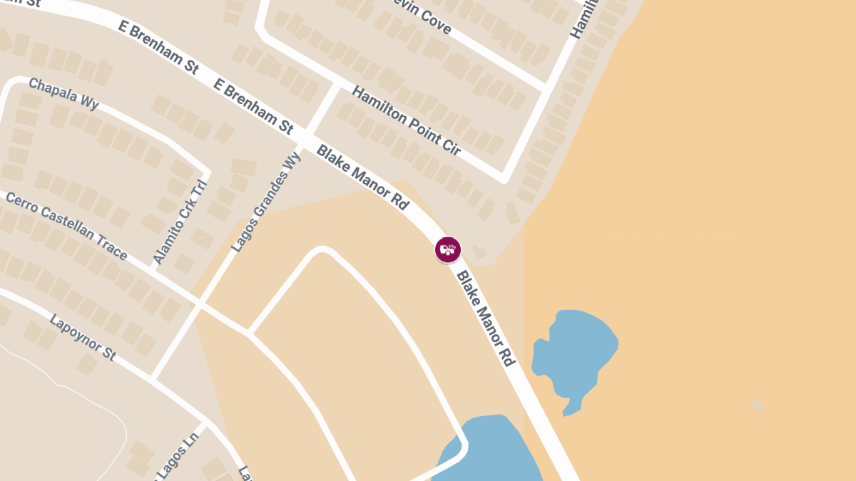 Car Accident with Injuries on Blake Manor Rd