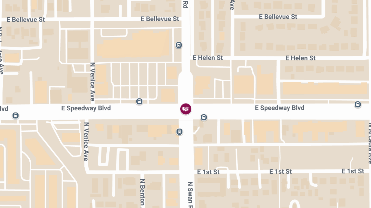Car Crash With Injuries at Speedway Blvd & Swan Rd