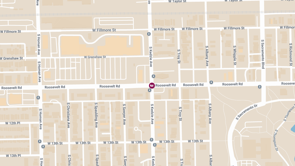 Car Crash With Injuries at W Roosevelt Rd & S Kedzie Ave