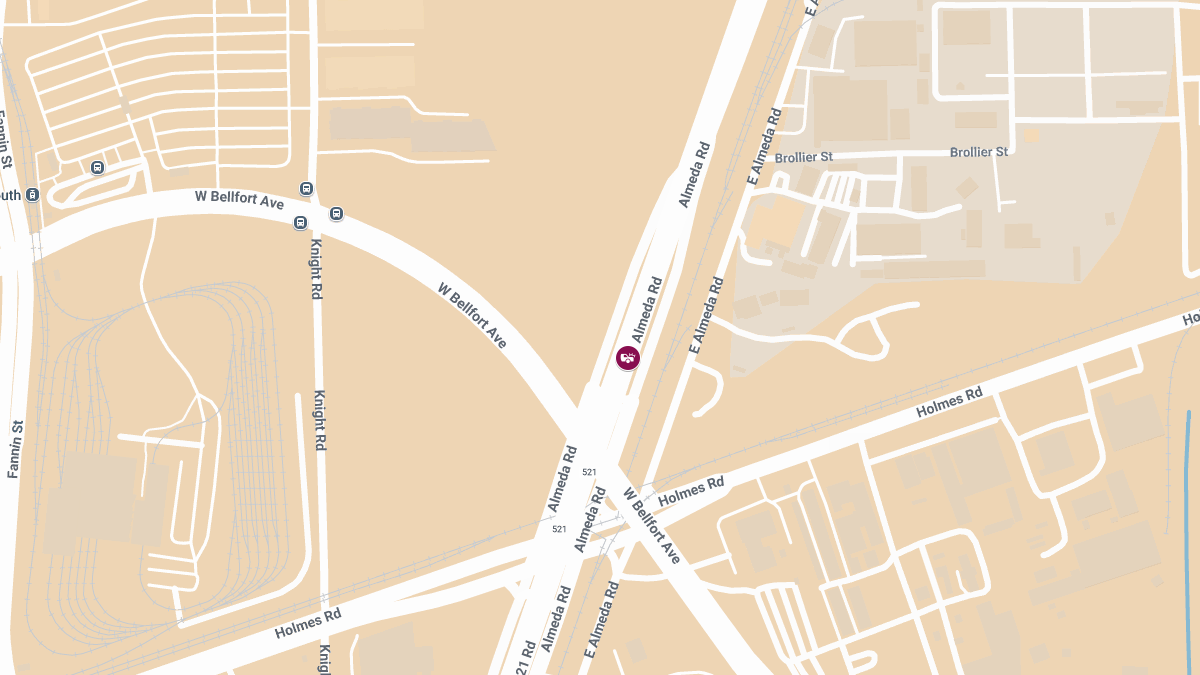 Car Crash With Injuries on Almeda Rd