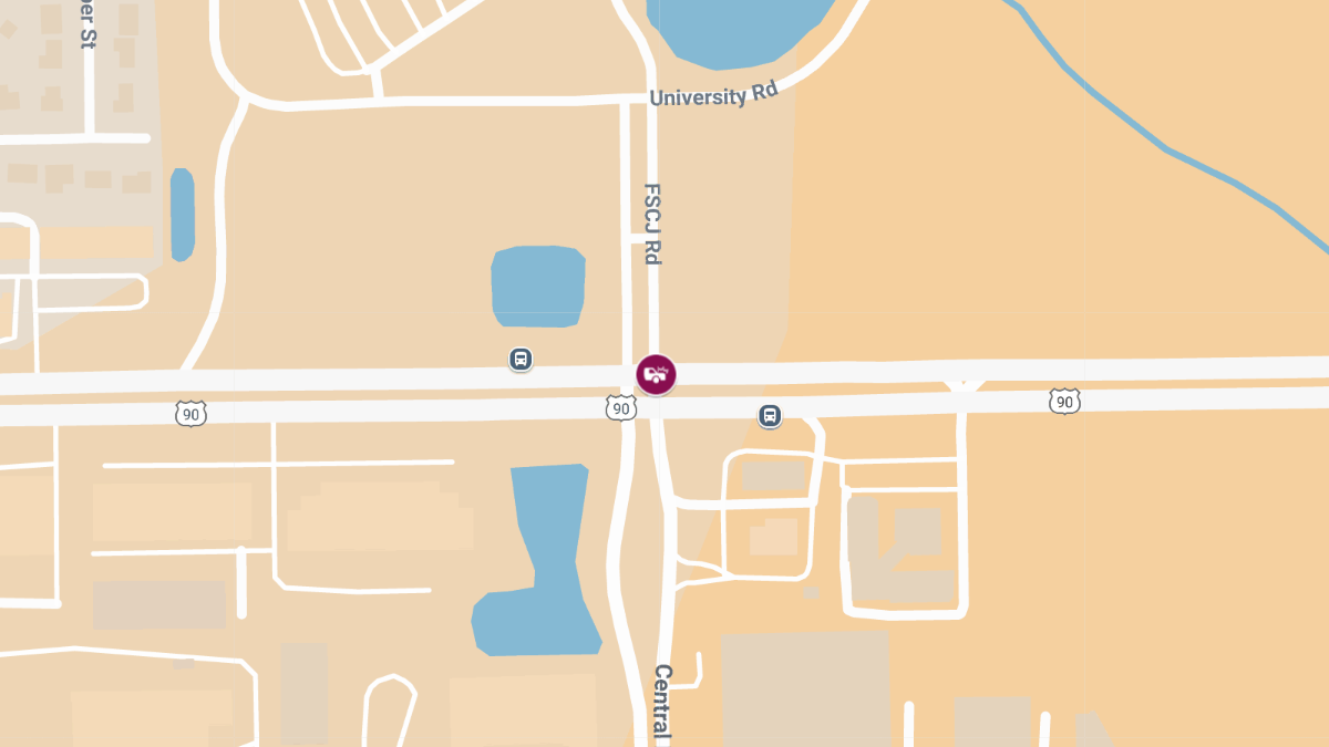 Car Crash With Injuries on Beach Blvd at Central Pkwy