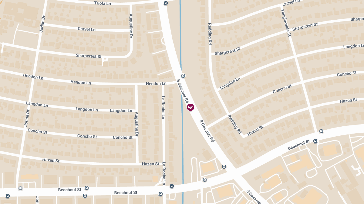Car Crash With Injuries on S Gessner Rd
