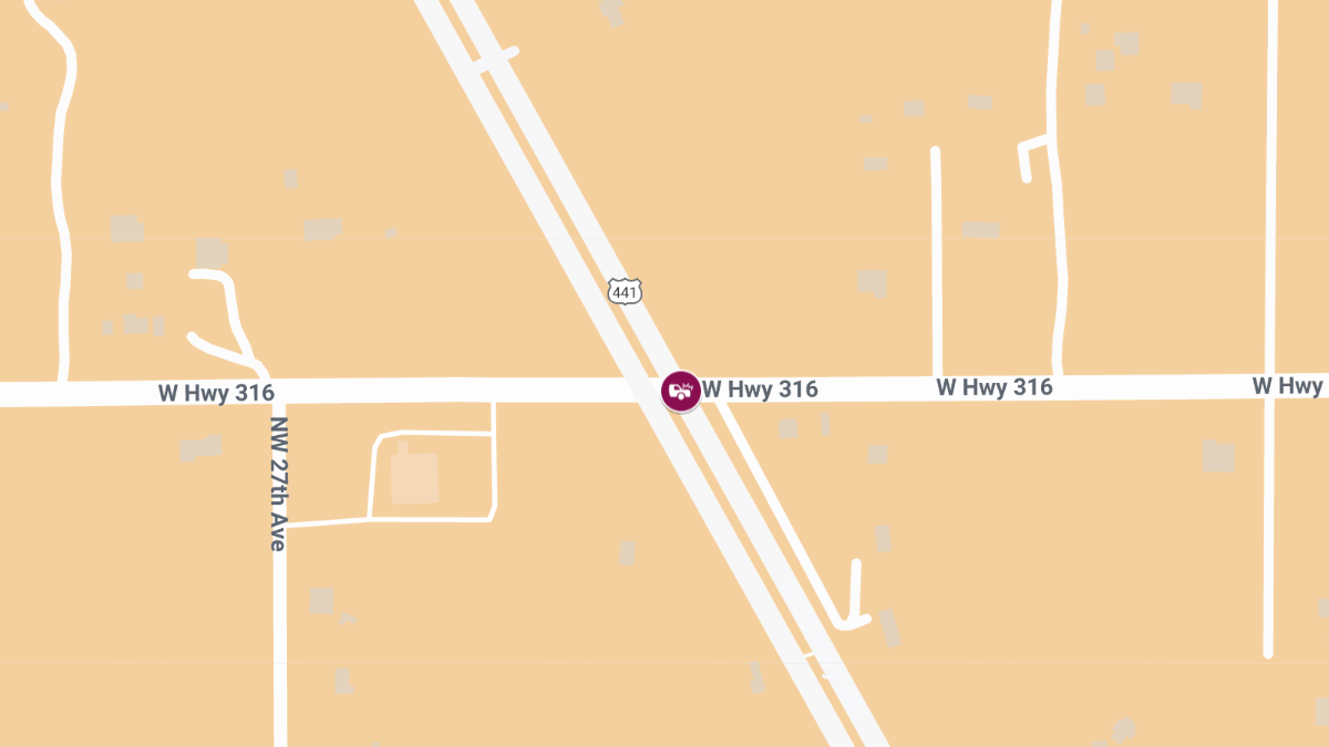 Car Crash With Injuries on W Highway 316 at US-441