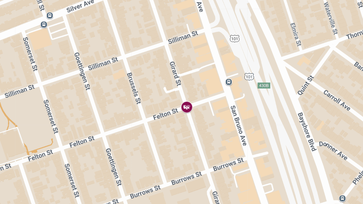 Car Crash at Felton St & Girard St Leaves 1 Injured