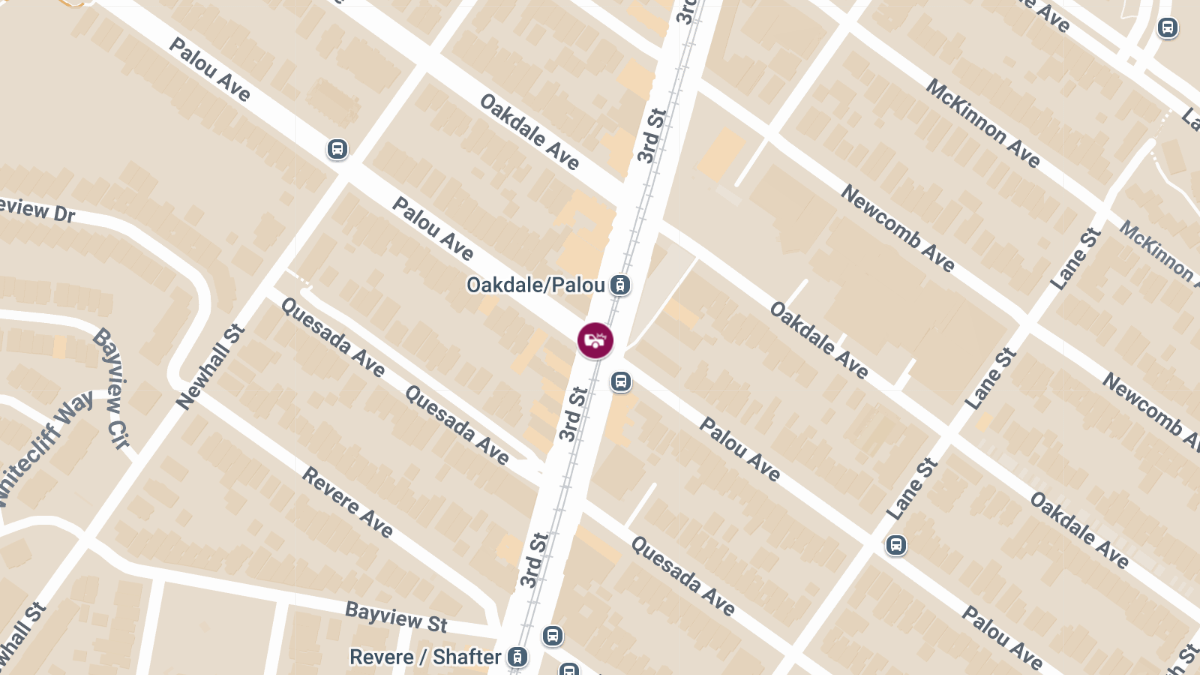 Car Crash at Palou Ave & 3rd St Leaves 1 Injured