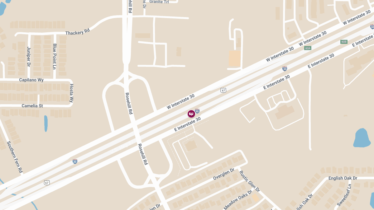 Car Crash on I-30 Results in Injuries