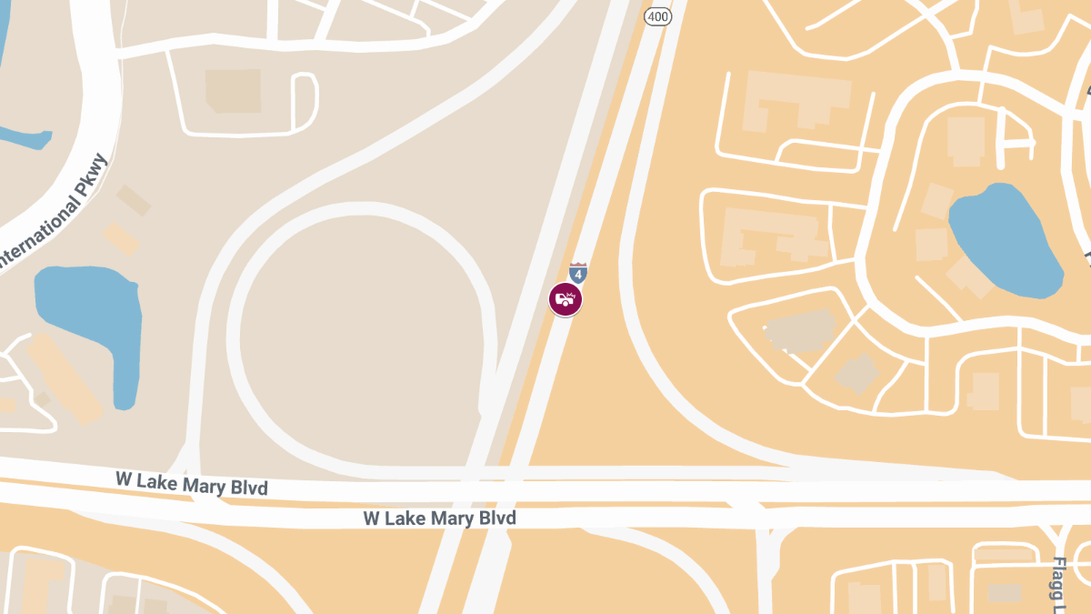 Car Crash on I-4 EB Near MM 101
