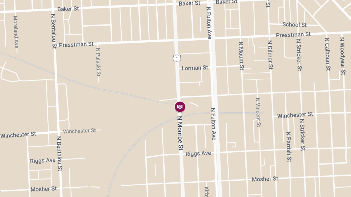 Car Crash on N Monroe St Results in Injuries