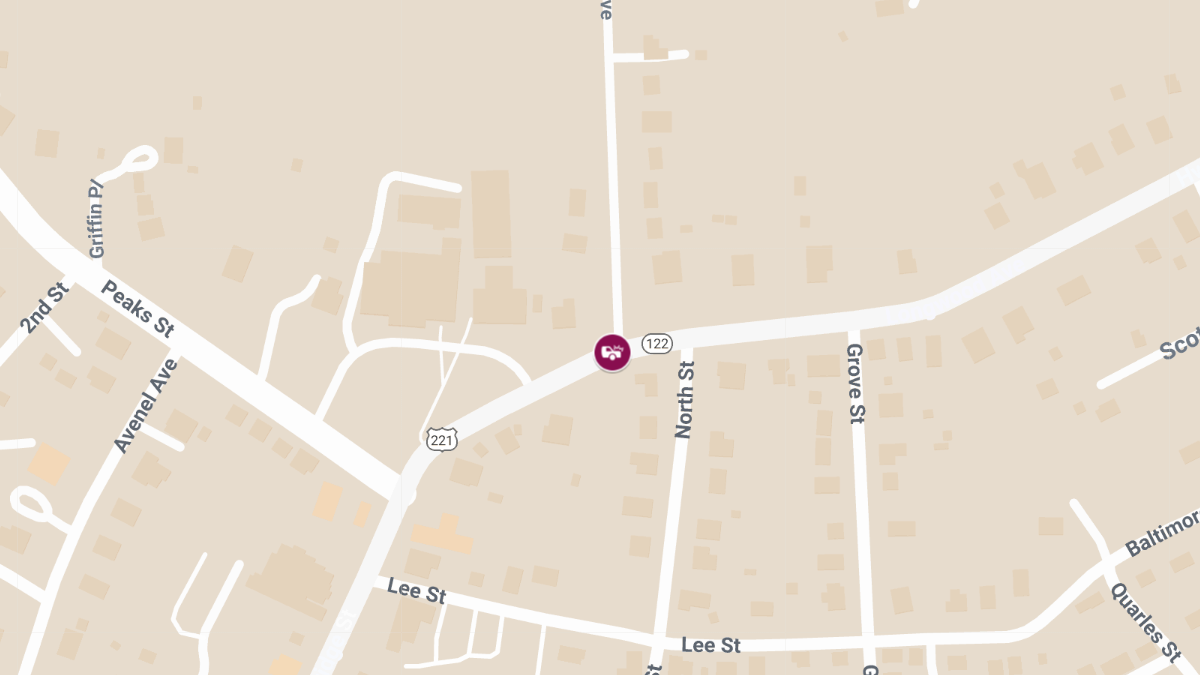 Car Crash with Injuries Involving Tractor-Trailer on VA-122