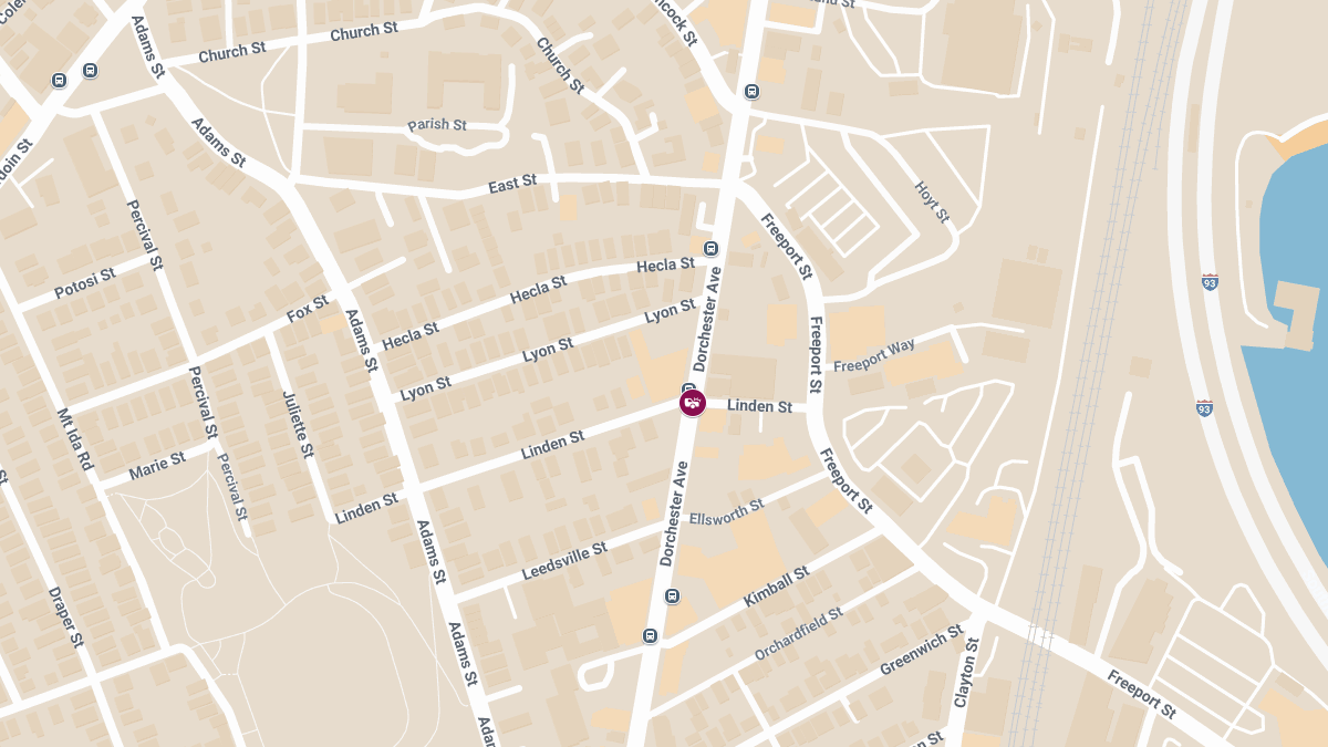 Car Crash with Injuries at Dorchester Ave & Linden St