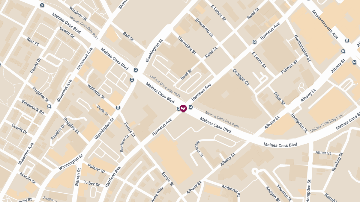 Car Crash with Injuries at Melnea Cass Blvd & Harrison Ave