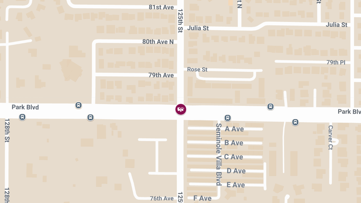 Car Crash with Injuries at Park Blvd N & 125th St N