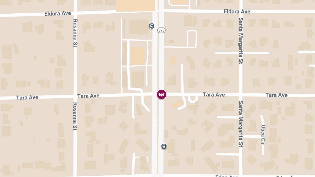 Car Crash with Injuries at S Rainbow Blvd & Tara Ave