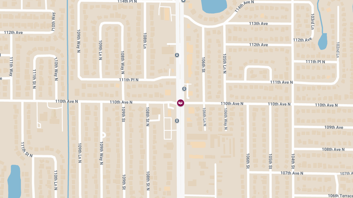 Car Crash with Injuries at Seminole Blvd and 110th Ave N