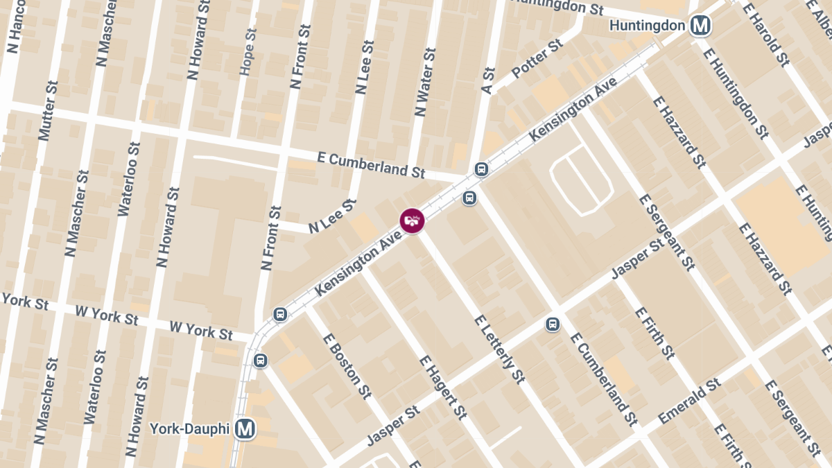 Car Crash with Injuries on 2411 Kensington Ave