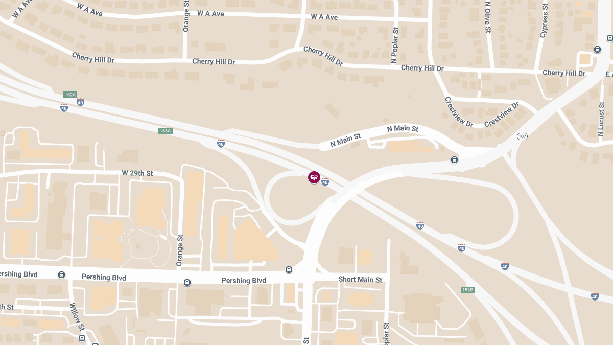 Car Crash with Injuries on I-40 WB Near Exit 157