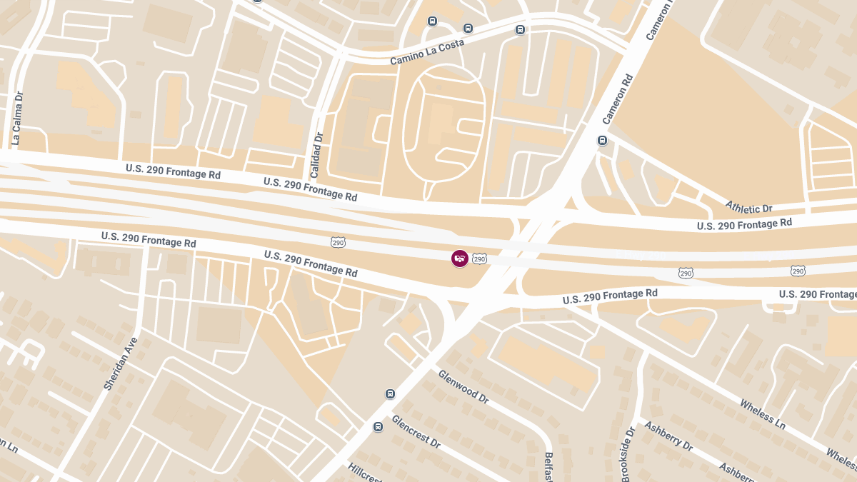 Car Crash with Injuries on W US 290 Hwy