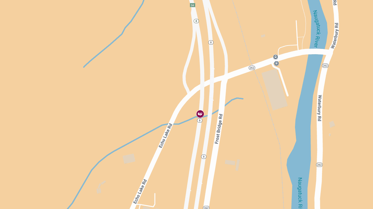 Car vs. Ambulance Crash with injuries on Route 8 NB Near Exit 34 & 38