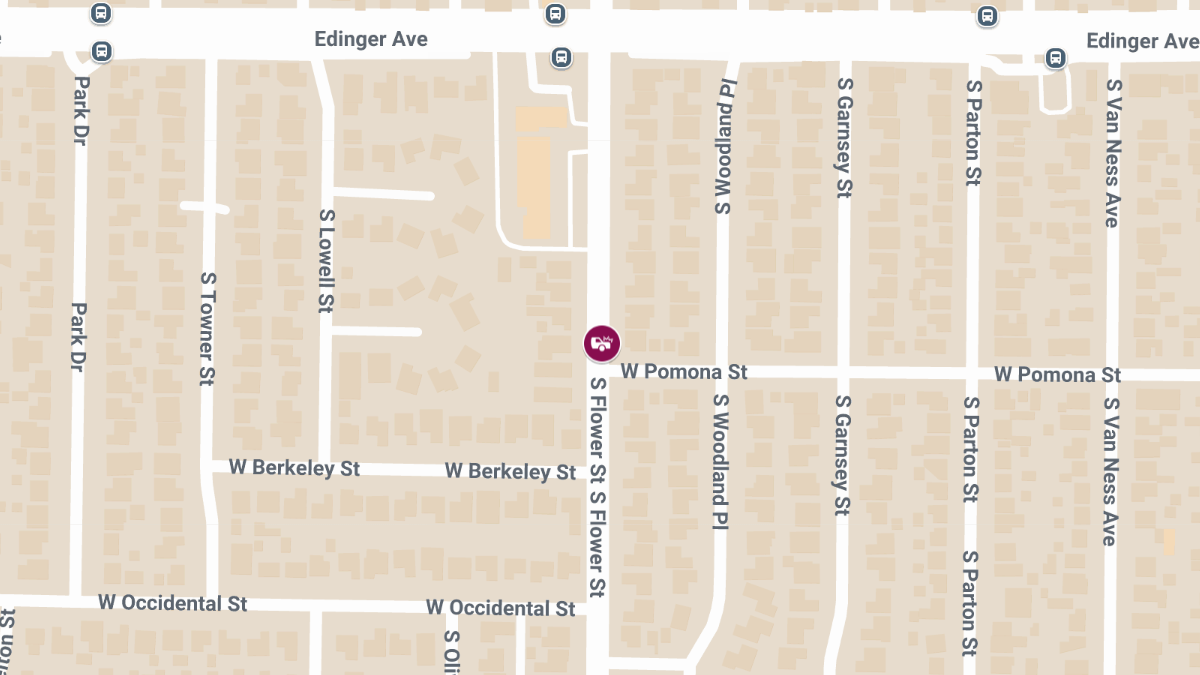 Collision With Injuries at 1702 S Flower St